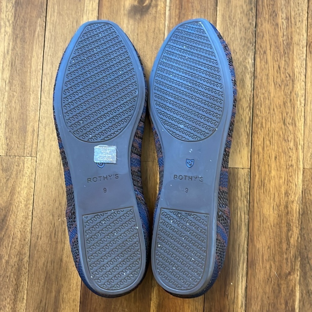 Rothy’s sapphire zebra flats - Picture 10 of 11